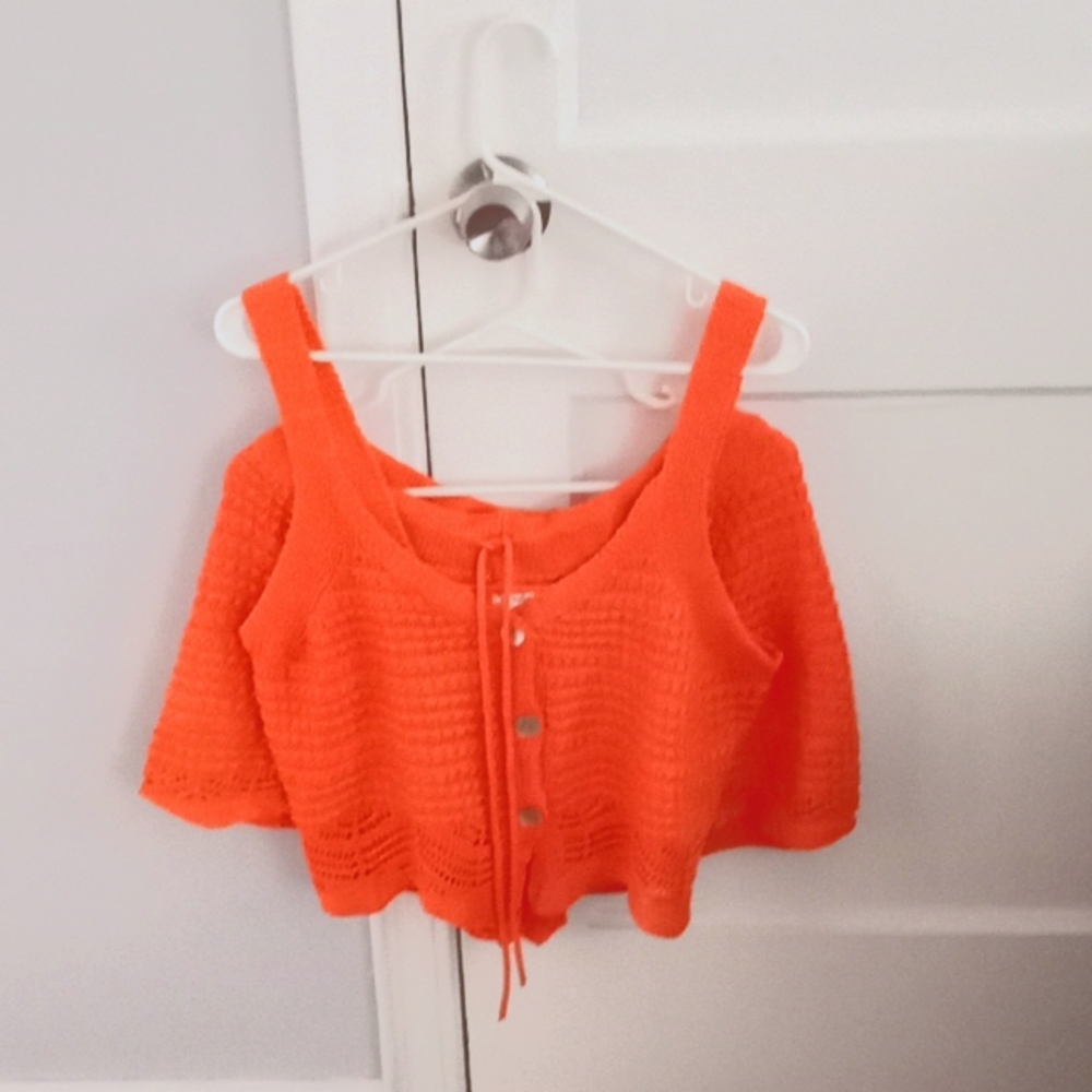 Knitted short set